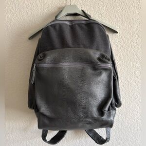 National Standard Charcoal Grey Multi Material Functional Backpack